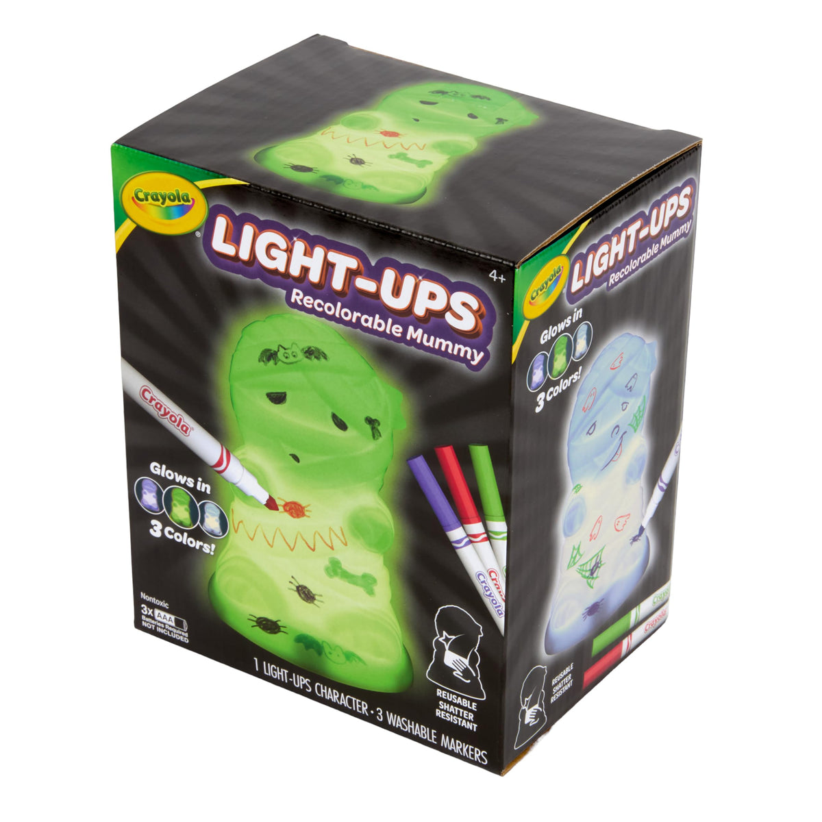 Crayola Light-Ups Ghost, Reusable Coloring Light Up Halloween Toy for Kids