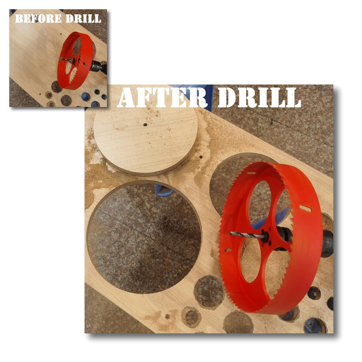 3 inch Hole Saw for Wood, Metal, Plastic & Drywall, with Arbor