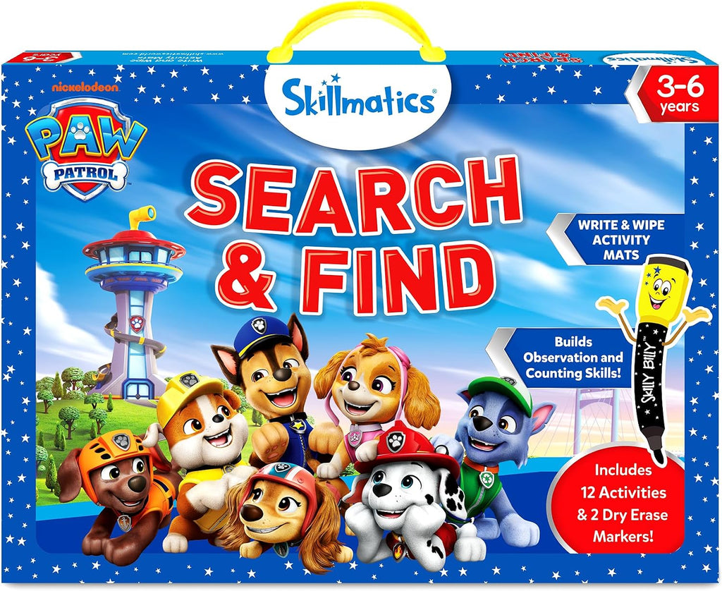 Skillmatics Search and Find – PAW Patrol, Preschool Activity, Gift for Kids