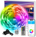 DAYBETTER LED Strip Lights 110ft RGB Music Sync Smart App Control 1 Roll