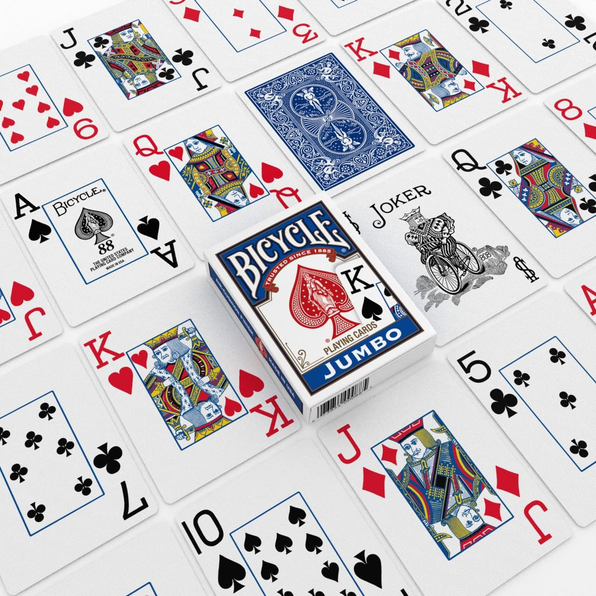 Bicycle Playing Cards 2 Pack Standard Poker Size Red and Blue