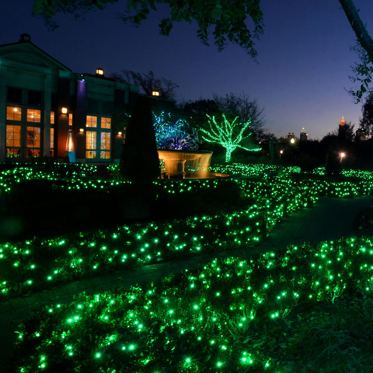 TW SHINE Orange Halloween Lights, 20FT 100 Count Incandescent Mini String Lights, Waterproof Halloween Decorations for Outdoor Indoor Patio Home Party Garden Yard Decor