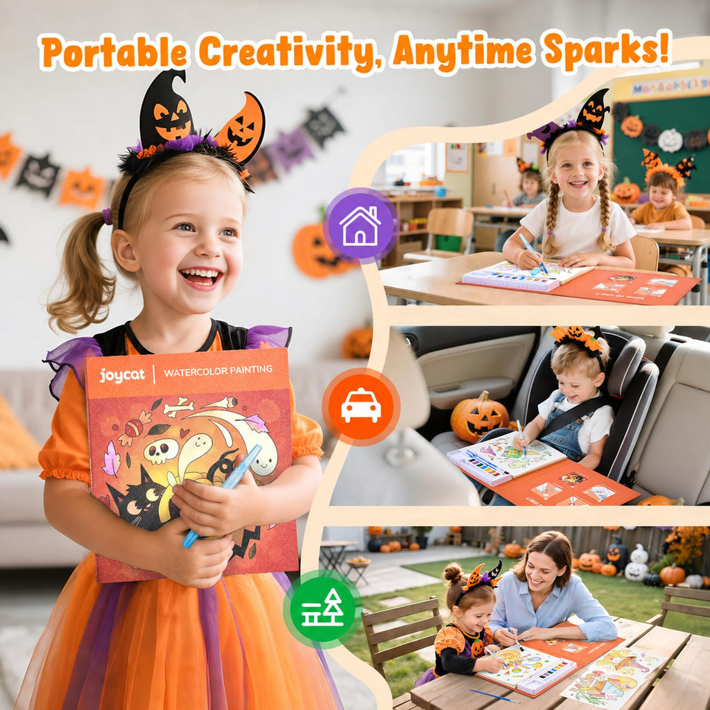 JoyCat Paint with Water Coloring Books for Toddlers (Magical Pony)