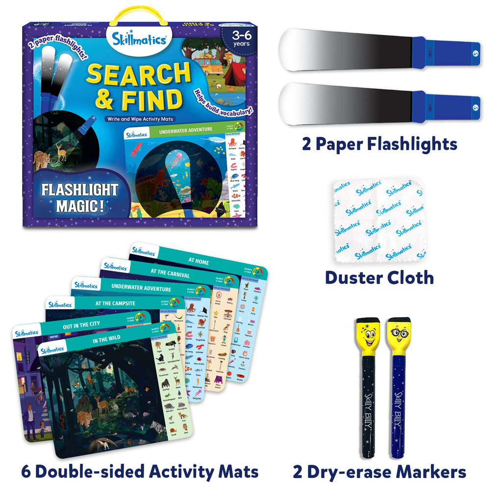 Skillmatics Search and Find – PAW Patrol, Preschool Activity, Gift for Kids