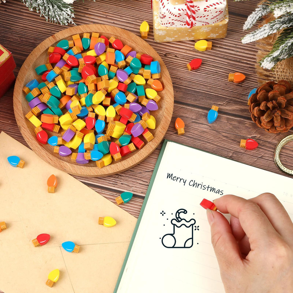JUNEBRUSHS 150Pcs Fall Mini Erasers, Cute Thanksgiving Erasers Bulk