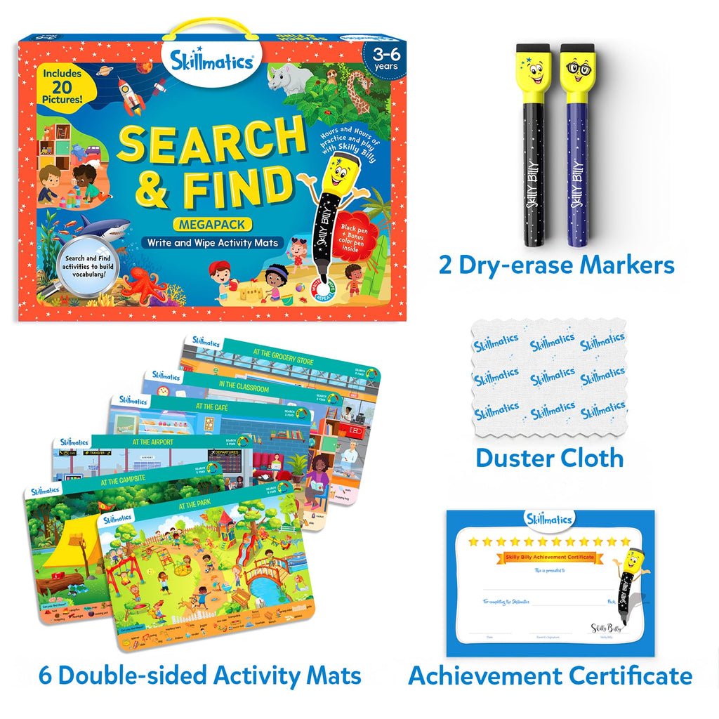 Skillmatics Search and Find – PAW Patrol, Preschool Activity, Gift for Kids