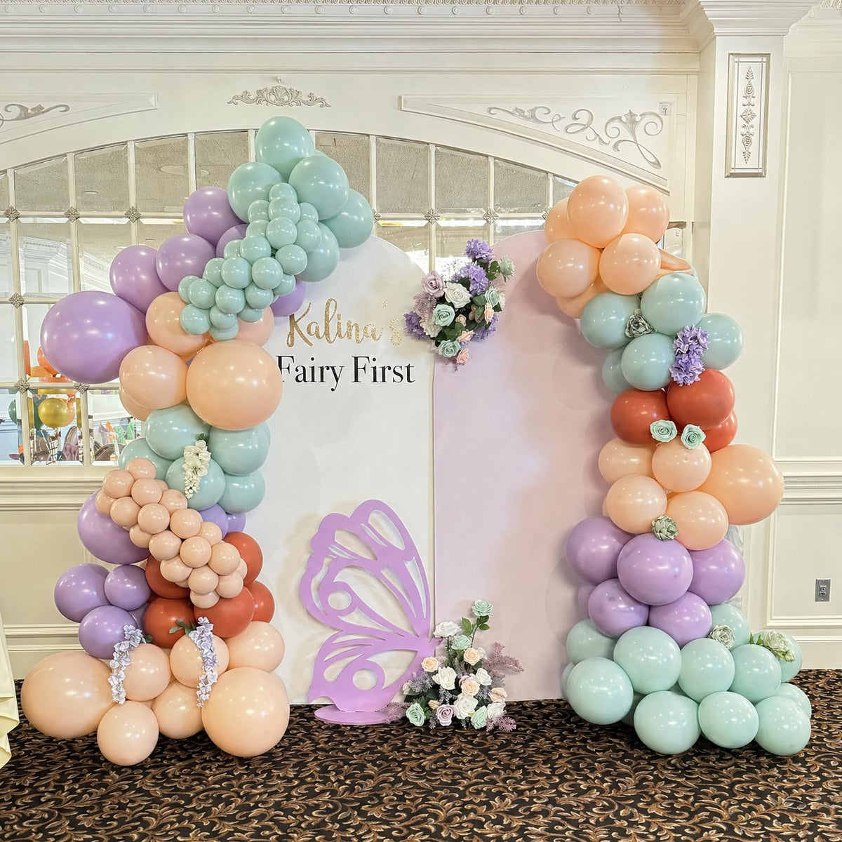 Rose Gold and Black Balloons for Bridal Shower Women Birthday Decorations