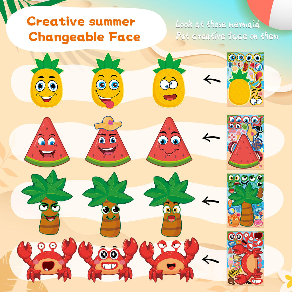 Stickers for Kids Toddler Party Favors Crafts - 48 Sheets