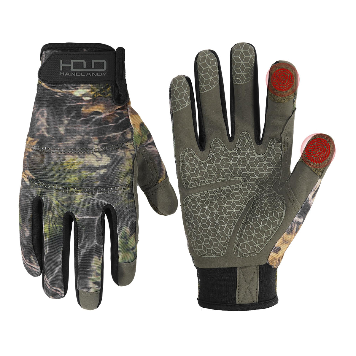 HANDLANDY Work Gloves for Men & Women, Utility Mechanic Working Gloves Touch Screen, Flexible Gardening Gloves for Yard