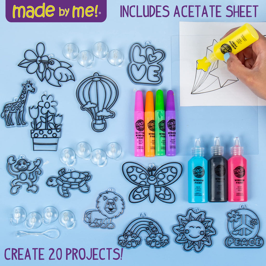 Made By Me Create Your Own Window Art Kit, Halloween Suncatchers