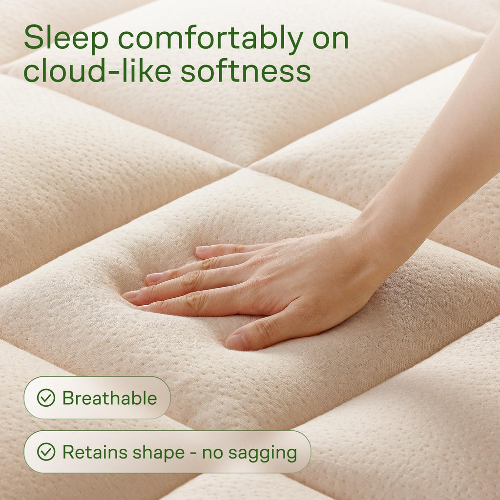 Niagara Sleep Solution Queen Ultra Soft Mattress Topper — Back Pain Relief