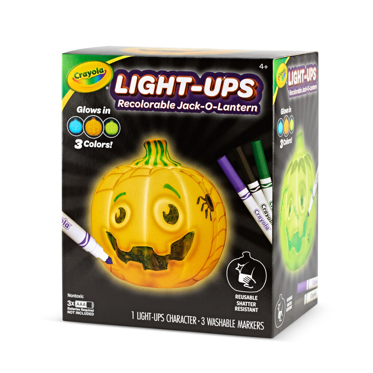 Crayola Light-Ups Ghost, Reusable Coloring Light Up Halloween Toy for Kids