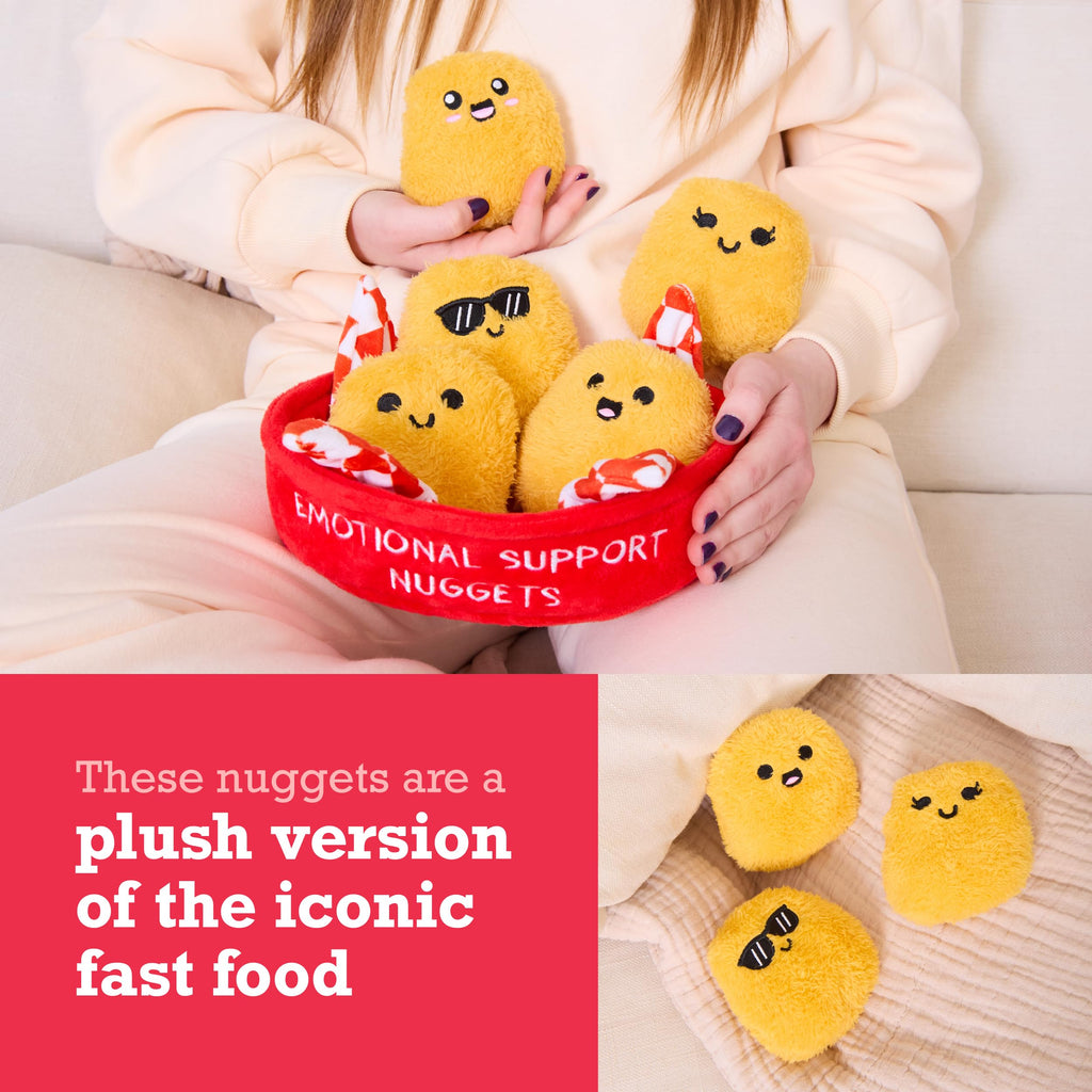 Emotional Support Dino Nuggies, Cuddly Dinosaur Toys by Relatable
