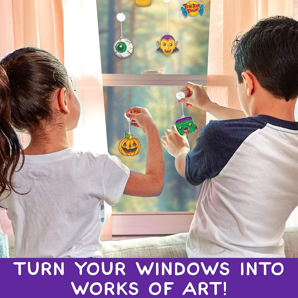 Made By Me Create Your Own Window Art Kit, Halloween Suncatchers
