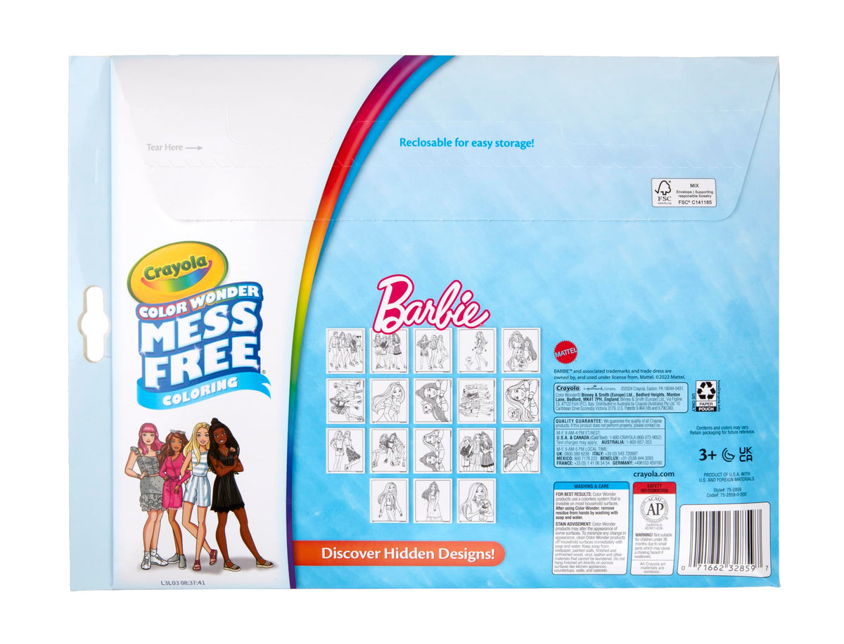 Crayola Color Wonder Mess Free Coloring Activity Set (30+ Pcs)