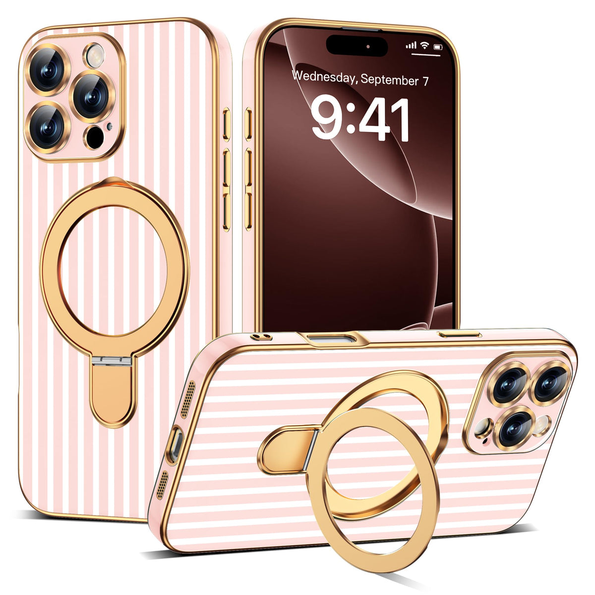 Marble Case for iPhone 11 Pro Max with Stand 6.5",Purple Blue