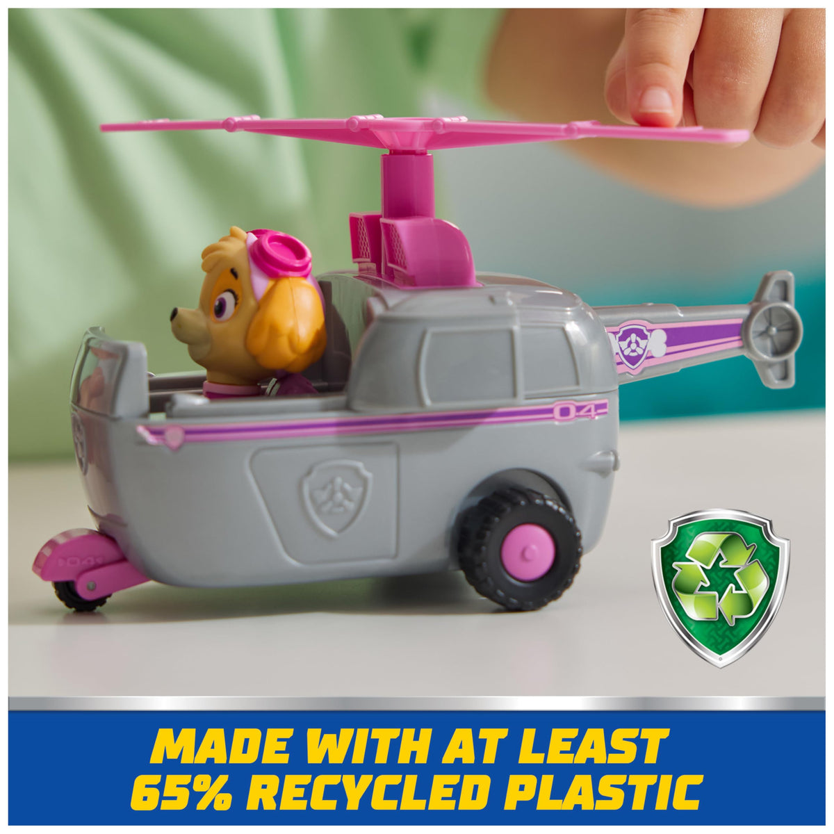 Paw Patrol, Rubble’s Bulldozer Toy Truck with Collectible Action Figure