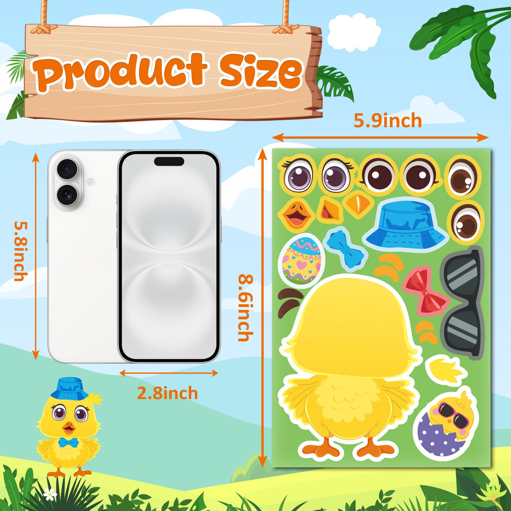 Stickers for Kids Toddler Party Favors Crafts - 48 Sheets