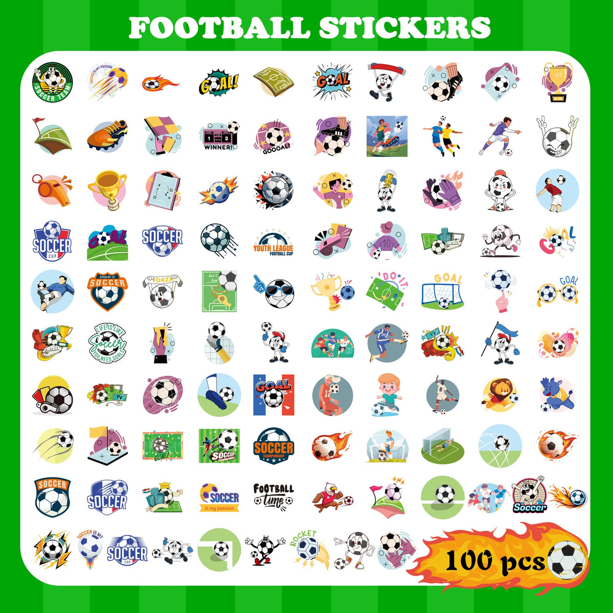 OHOME Fall Stickers | 100 PCS Thanksgiving Stickers for Kids - Vinyl Thanksgiving Games Toys Gifts Activities Essentials Party Favors Supplies - Friendsgiving Crafts Bulk for Classroom Home