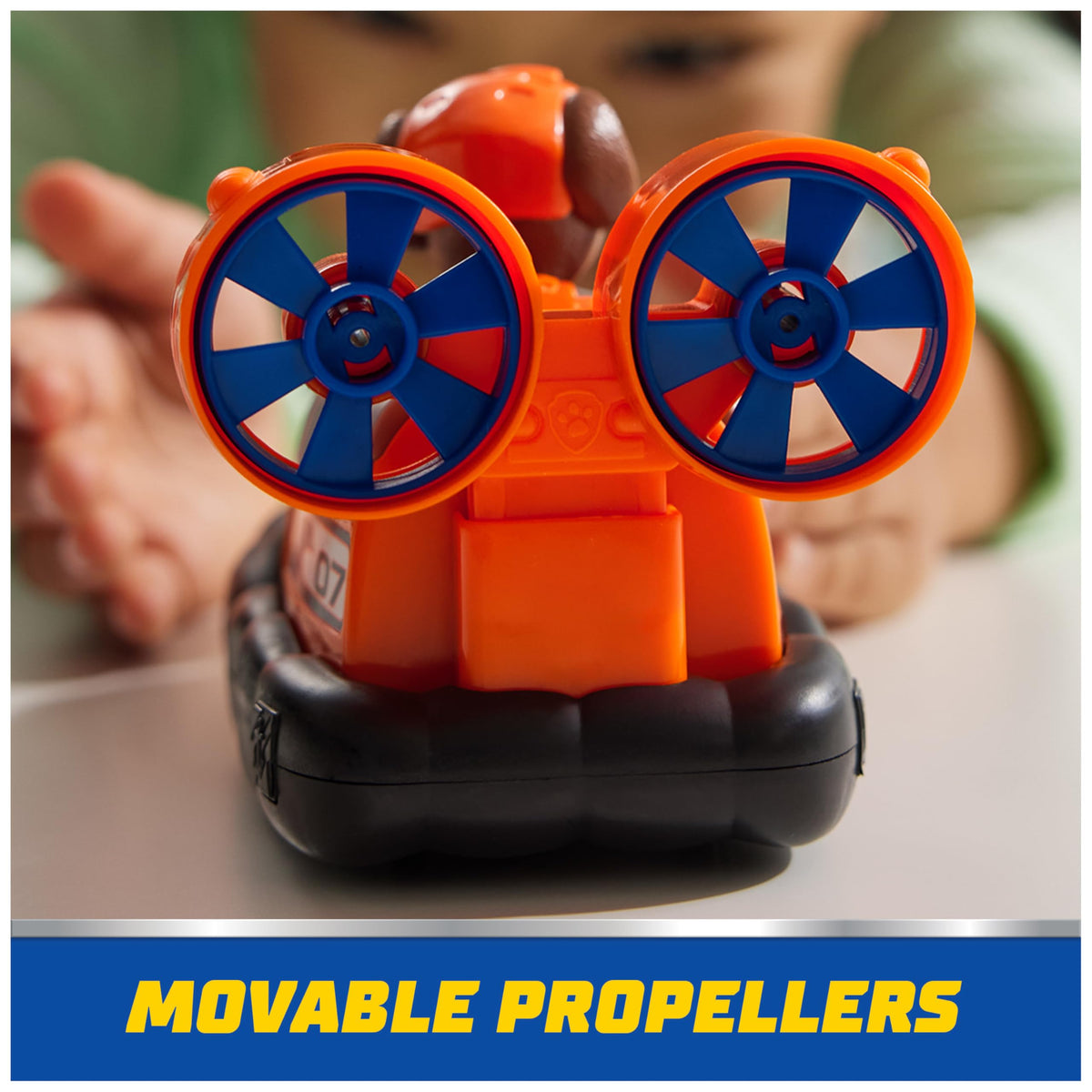 Paw Patrol, Rubble’s Bulldozer Toy Truck with Collectible Action Figure