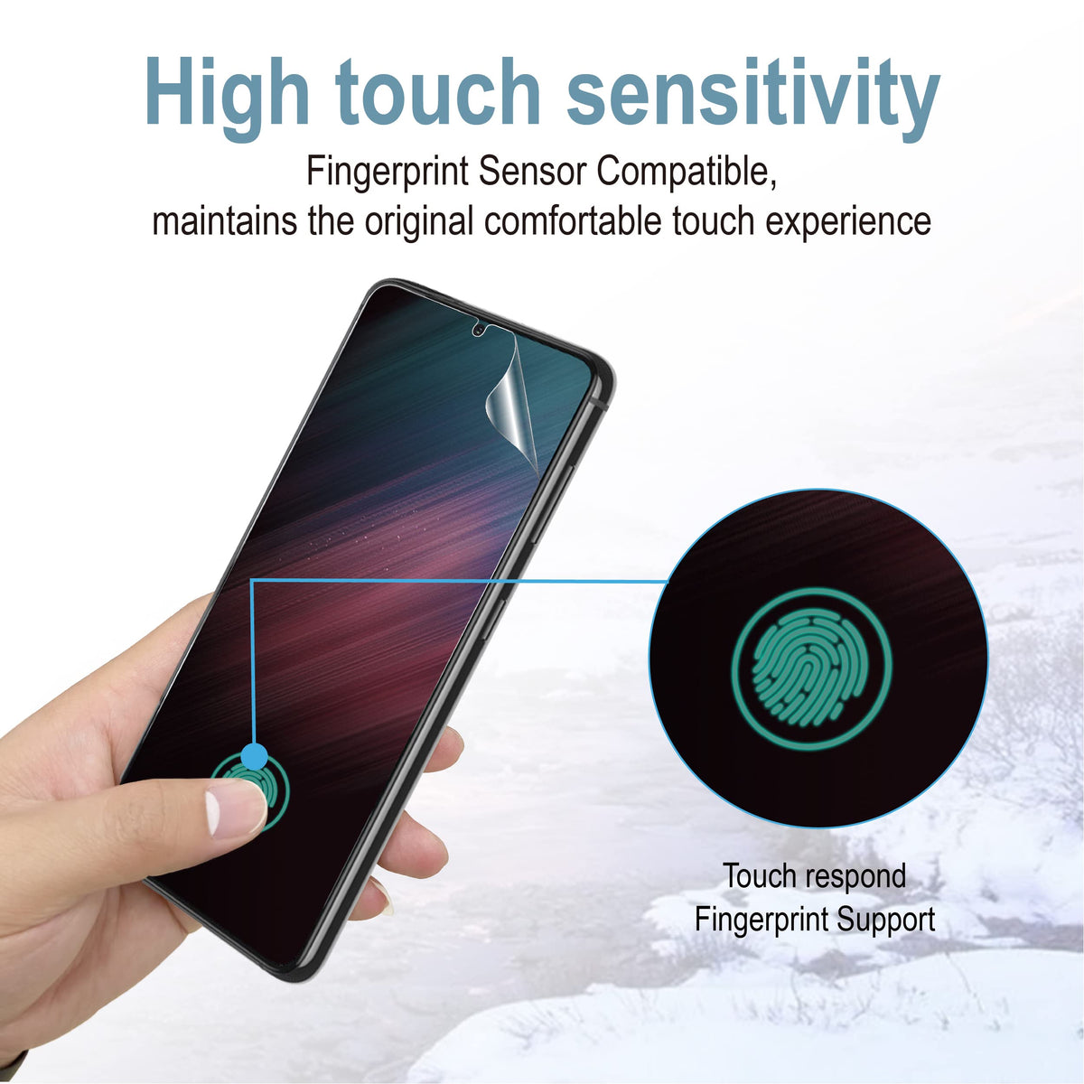 AACL 3-Pack for Samsung Galaxy S22 Screen Protector Film [6.1"]