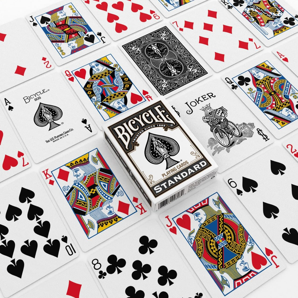 Bicycle Playing Cards 2 Pack Standard Poker Size Red and Blue