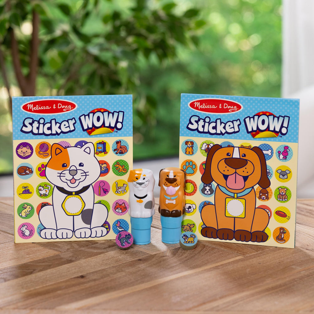Melissa & Doug Sticker Wow!® Winter (Polar Bear and Penguin) Value Pack Arts and Crafts Collectibles - 2 Activity Pads, 2 Sticker Stampers, 2 Bonus Stacks - FSC Certified