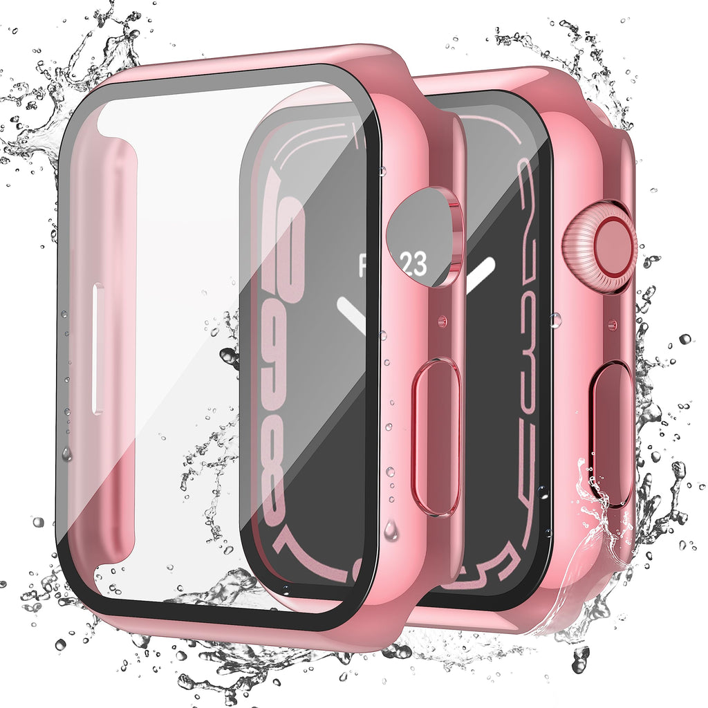 Misxi 2-Pack Waterproof Case for 41mm Apple Watch Series 9/8/7