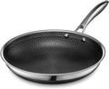 HexClad 10" Hybrid Nonstick Frying Pan, Dishwasher & Induction Safe