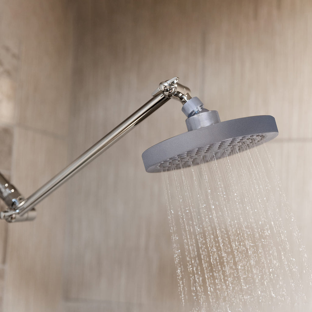 SparkPod Rain Shower Head, 6 Inch Round, Luxury Polished Chrome Finish