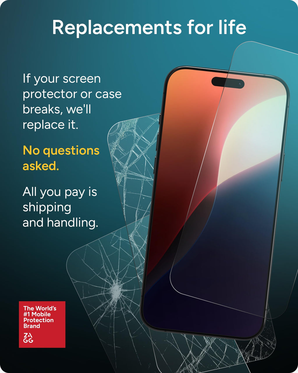 ZAGG Glass Elite Screen Protector for Apple iPhone 11 Pro Max and Xs Max