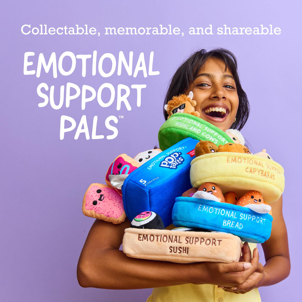 Emotional Support Dino Nuggies, Cuddly Dinosaur Toys by Relatable