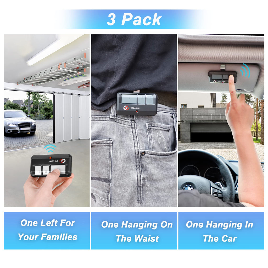 2 for LiftMaster Chamberlain Craftsman Garage Door Opener Remote