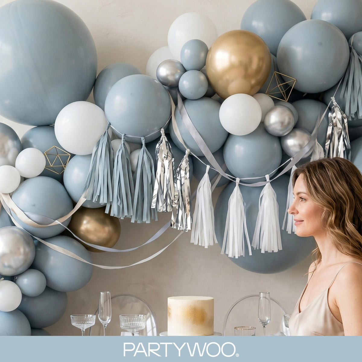 PartyWoo Lavender Balloons 127pcs Light Pastel Purple Lilac Different Sizes
