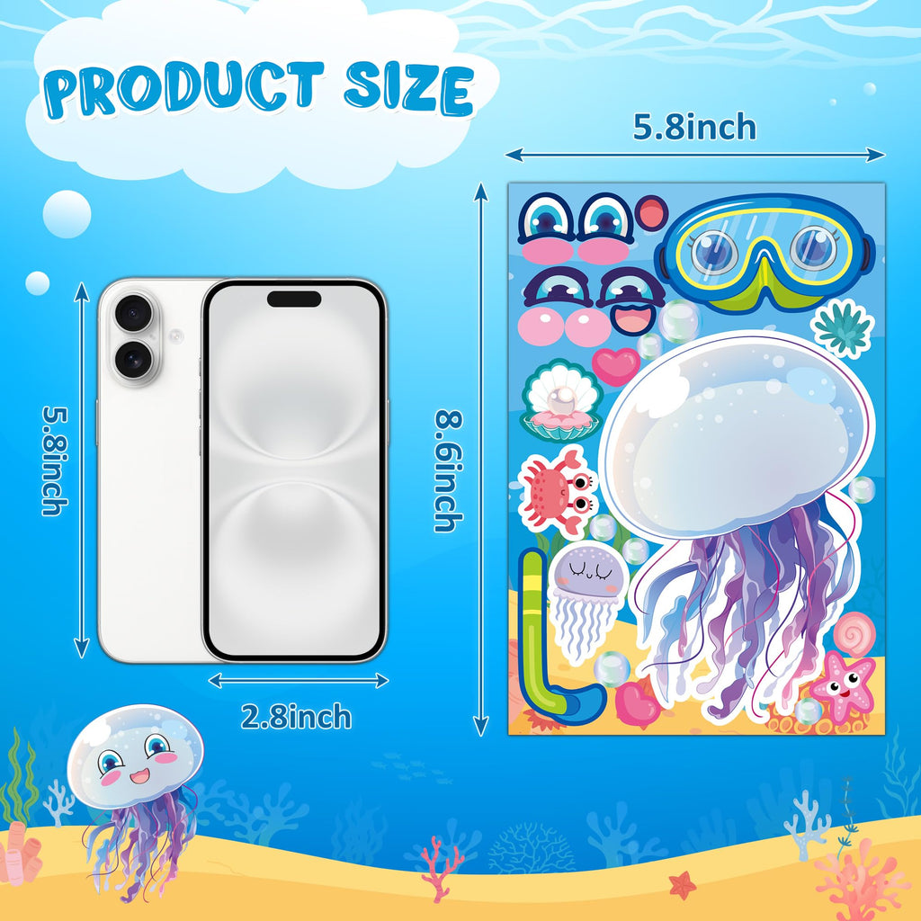 Stickers for Kids Toddler Party Favors Crafts - 48 Sheets