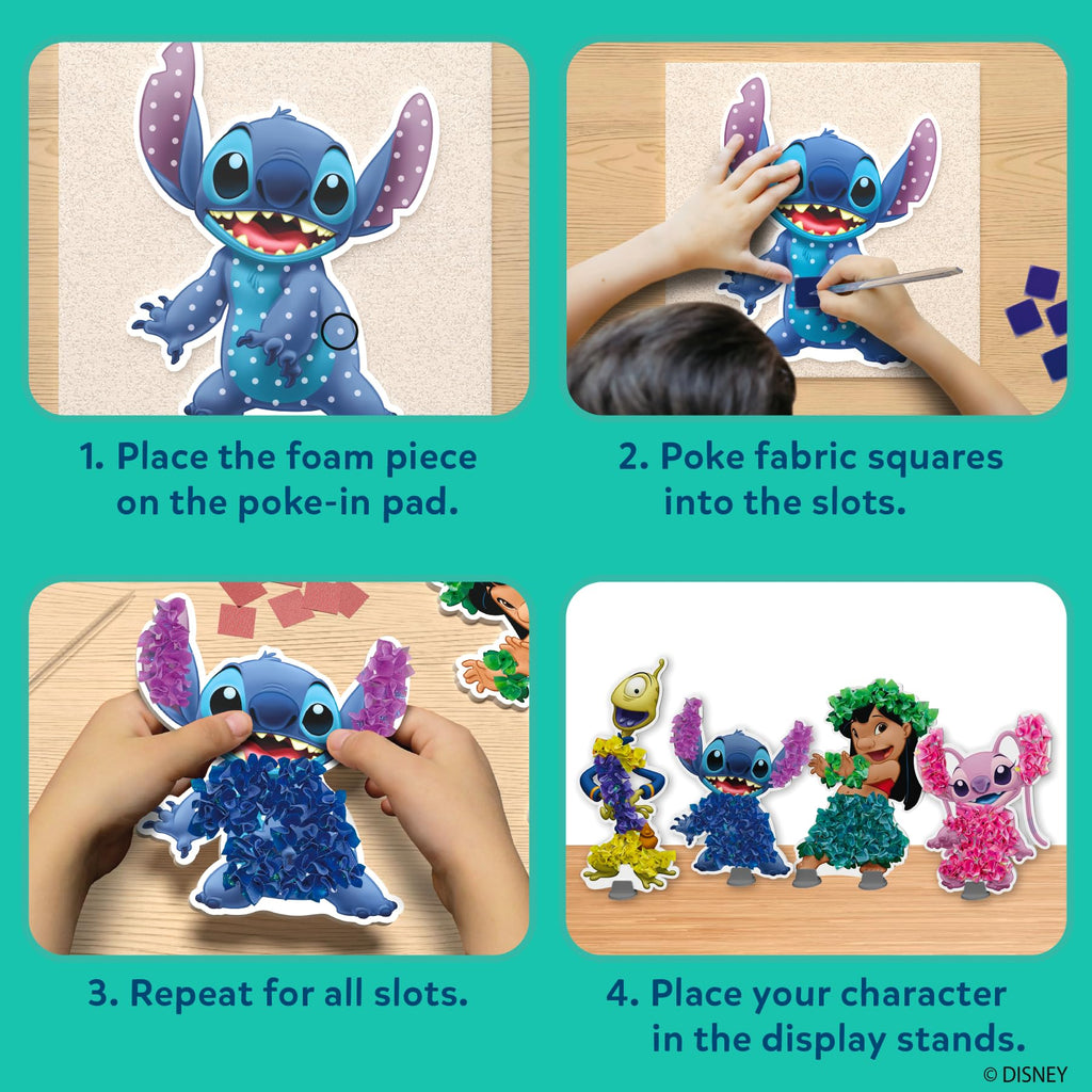 Skillmatics Poke-in Art – Disney Princesses, Wood Craft Kit, Gift for Kids