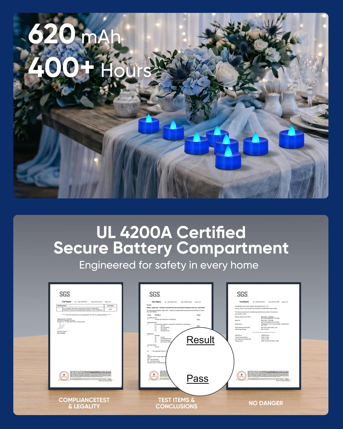 Homemory 24-Pack Remote Flameless LED Battery Tea Light Candles, 400+Hrs