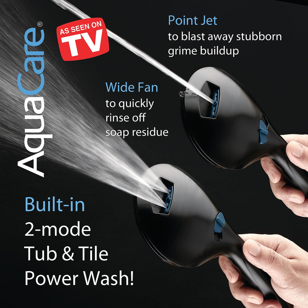 AquaCare 8-mode High Pressure Handheld Shower Head with 2-mode Power Wash
