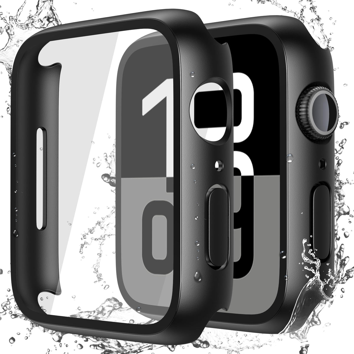 Misxi 2-Pack Waterproof Case for 41mm Apple Watch Series 9/8/7
