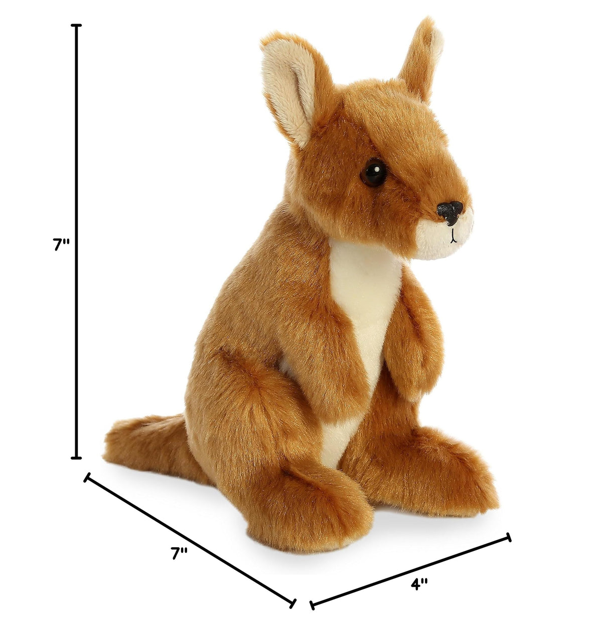 Aurora Mini Flopsie 8" Ginger Cat Adorable Stuffed Animal