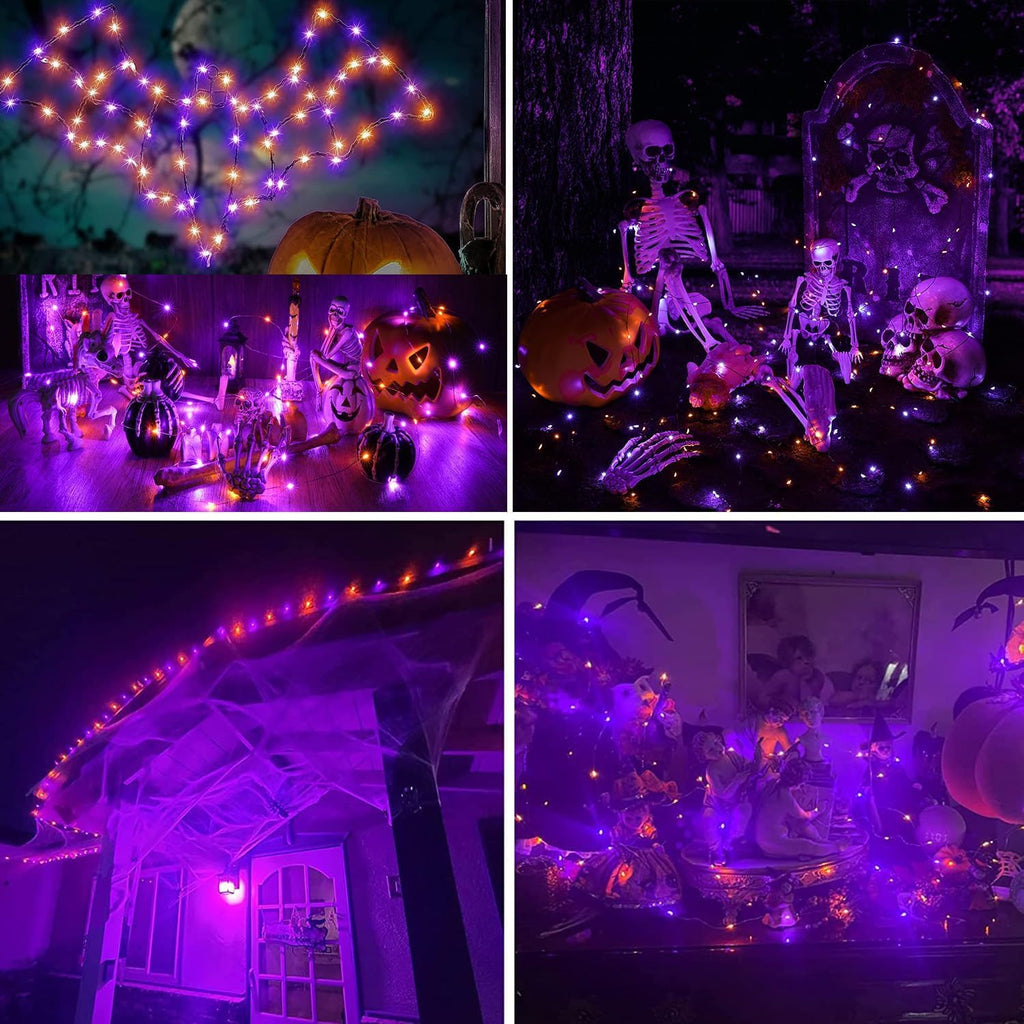 Joomer Solar Fairy Lights, 2-Pack Total 80FT 240LED String Lights, White