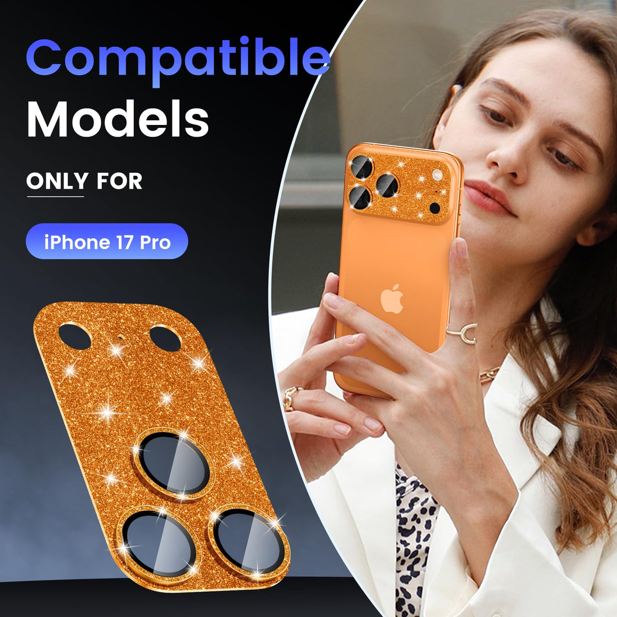 Tensea for iPhone 16 Pro Max/16 Pro/14 Pro Max/14 Pro Camera Lens Protector