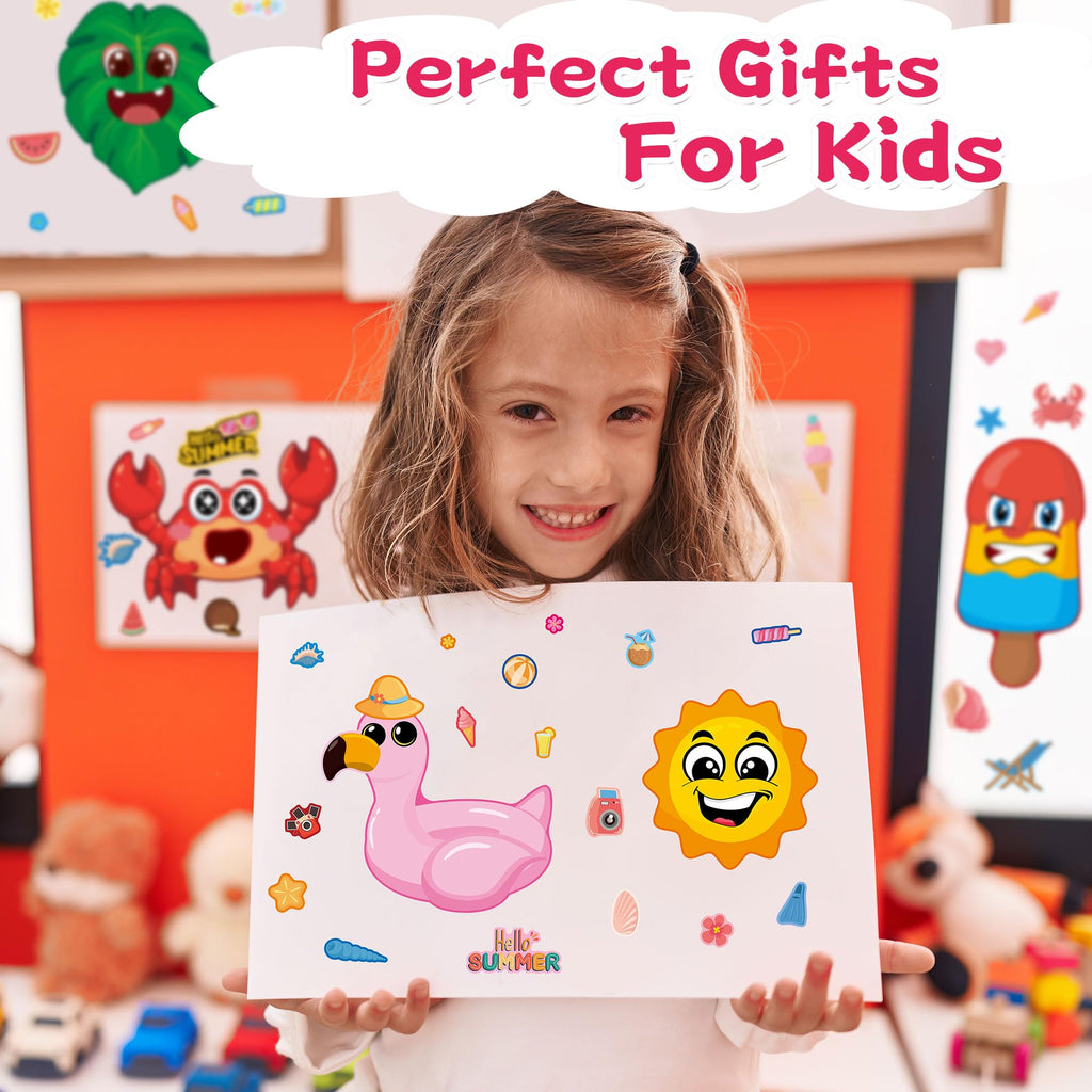 Stickers for Kids Toddler Party Favors Crafts - 48 Sheets