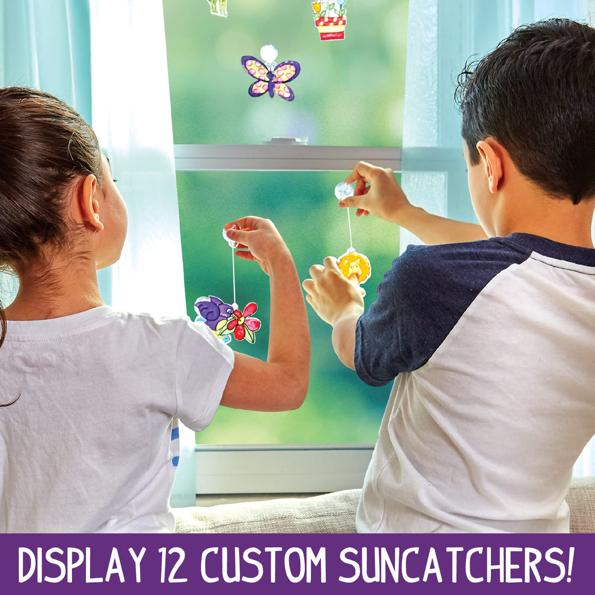 Made By Me Create Your Own Window Art Kit, Halloween Suncatchers