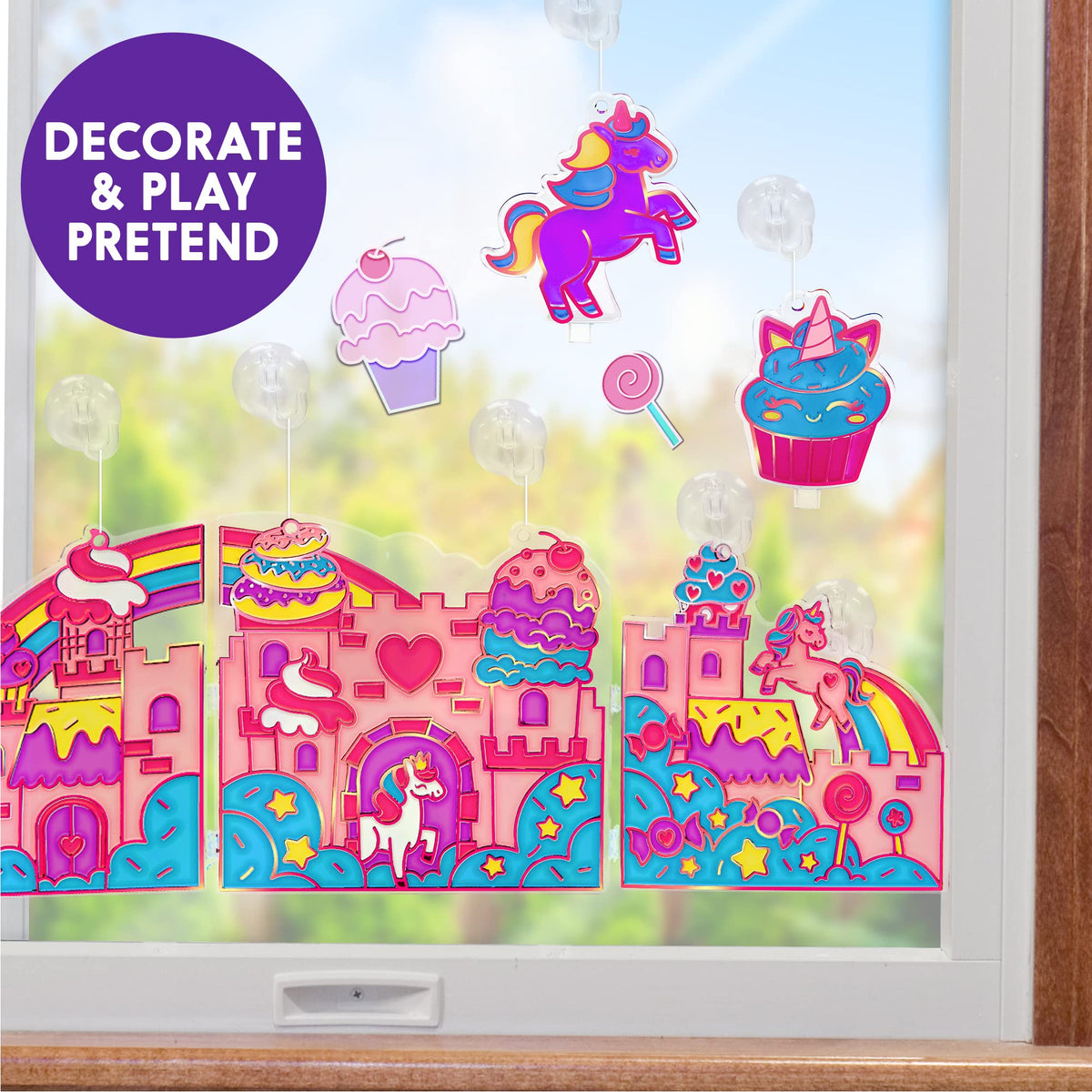 Made By Me Create Your Own Window Art Kit, Halloween Suncatchers