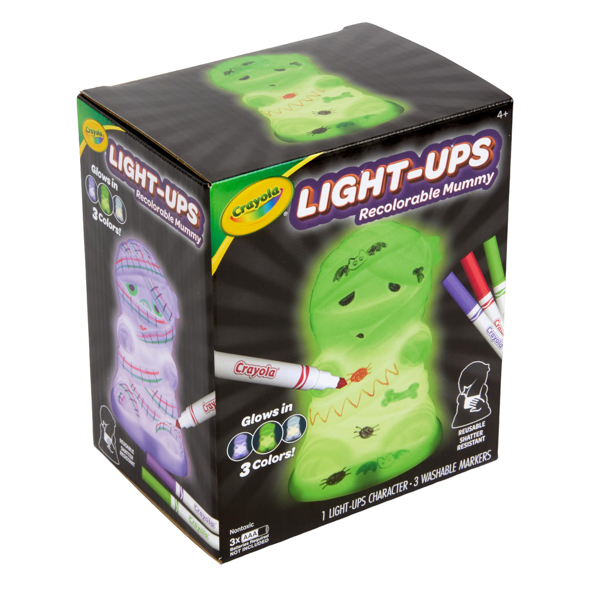 Crayola Light-Ups Ghost, Reusable Coloring Light Up Halloween Toy for Kids