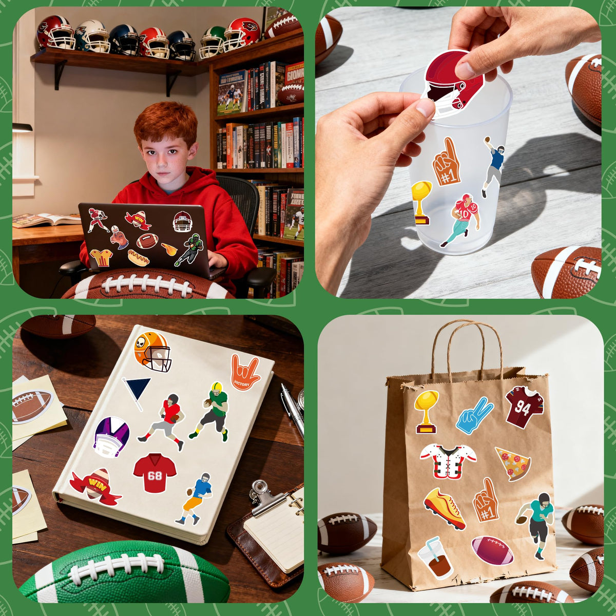 OHOME Fall Stickers | 100 PCS Thanksgiving Stickers for Kids - Vinyl Thanksgiving Games Toys Gifts Activities Essentials Party Favors Supplies - Friendsgiving Crafts Bulk for Classroom Home