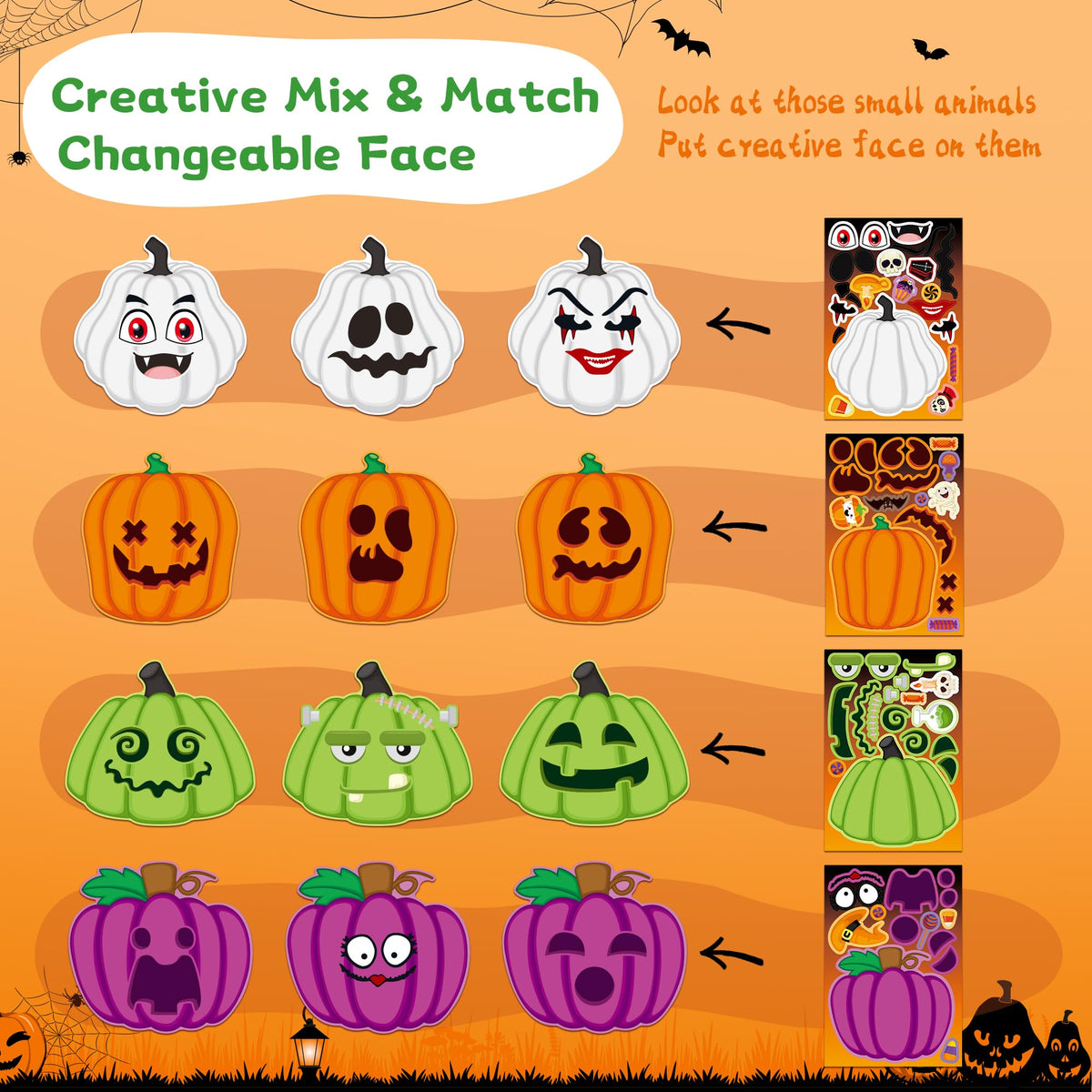 Stickers for Kids Toddler Party Favors Crafts - 48 Sheets
