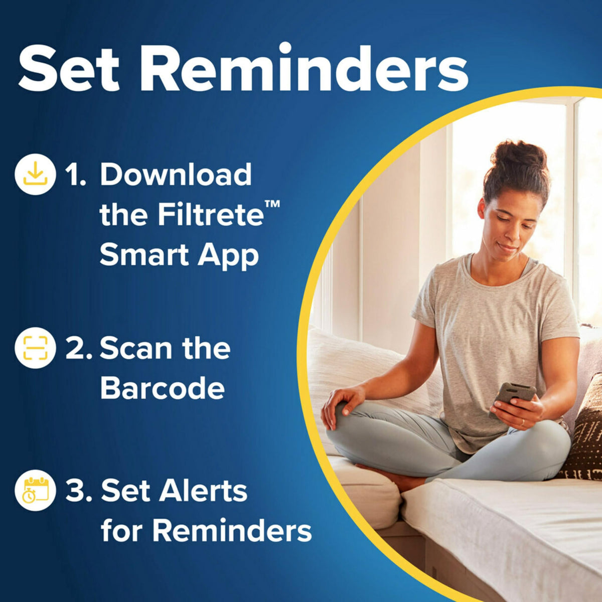 Filtrete 18x24x1 Air Filter, MERV 5, MPR 300, 6 HVAC Filters