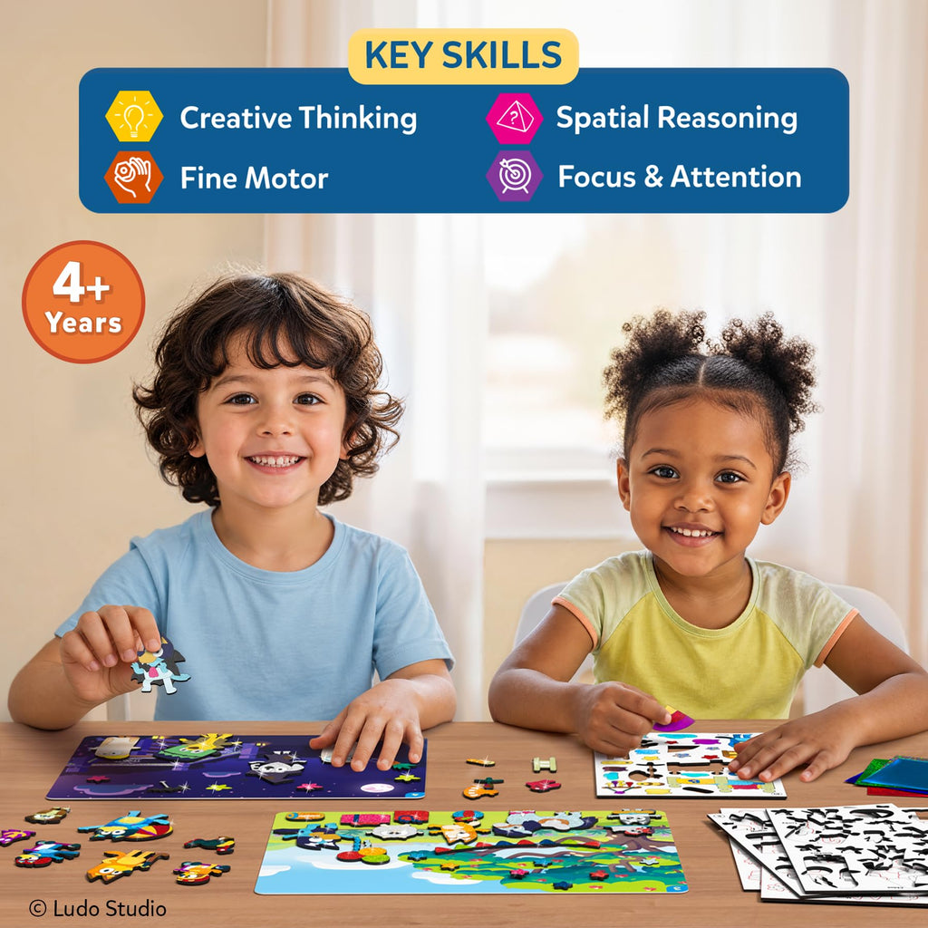 Skillmatics Foil Fun Girl Power, Foil Art & Craft Activity, Gift for Tweens